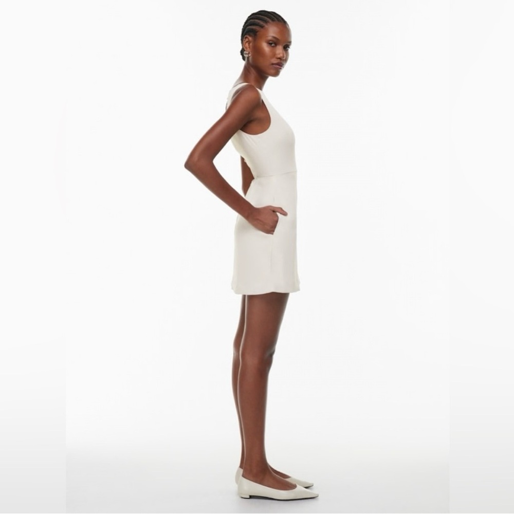 Aritzia Babaton Off White Ivory Spectre Dress - Size 6 - Picture 5 of 8
